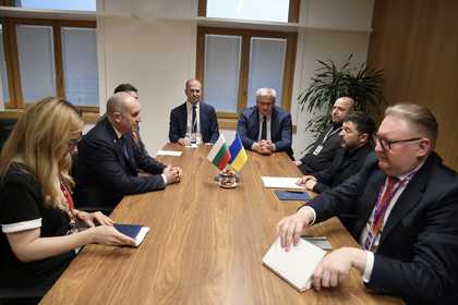 Minister Petrova Takes Part in Meeting Between the Bulgarian Delegation and Ukrainian President Volodymyr Zelenskyy in Brussels